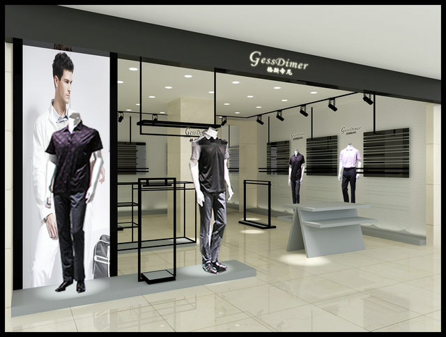 哈爾濱紅博世紀廣場格斯帝尼專柜效果圖01
