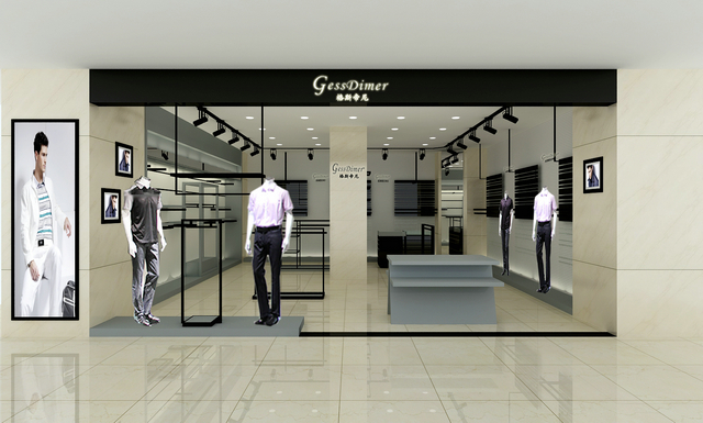 哈爾濱紅博世紀廣場格斯帝尼專柜效果圖